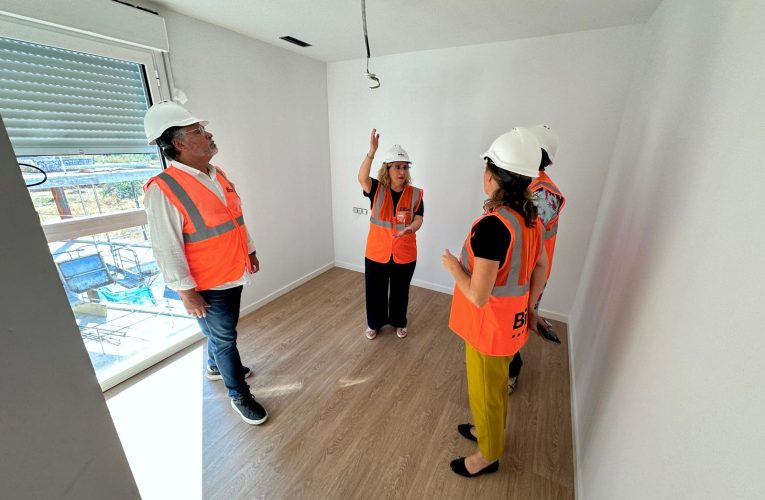 The works of fifteen municipal support housing in Los Pacos enter its final stretch
