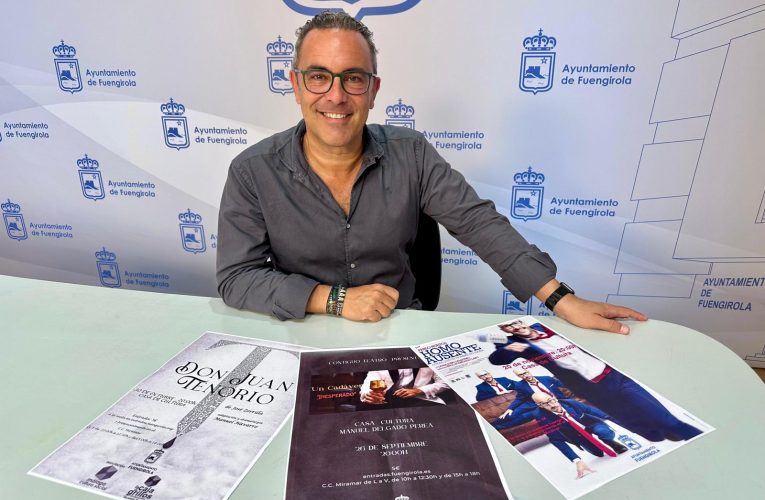 The Department of Culture presents the theater programming of Autumn in Fuengirola with three interesting proposals