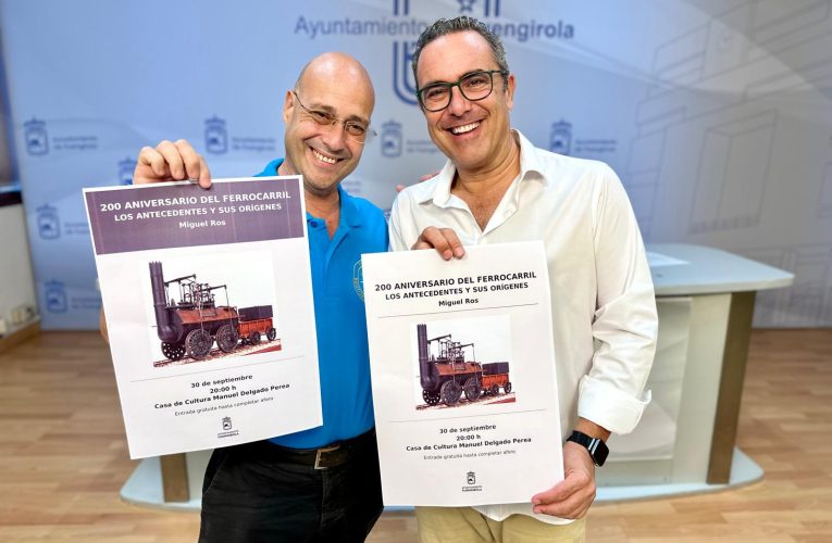 The Manuel Delgado Perea House of Culture will host September 30 a conference on the 200th anniversary of the railroad