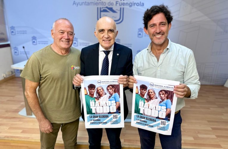 The Fuengirola City Council encourages residents to collaborate as volunteers in the Great Bancosol Collection, on November 7 and 8