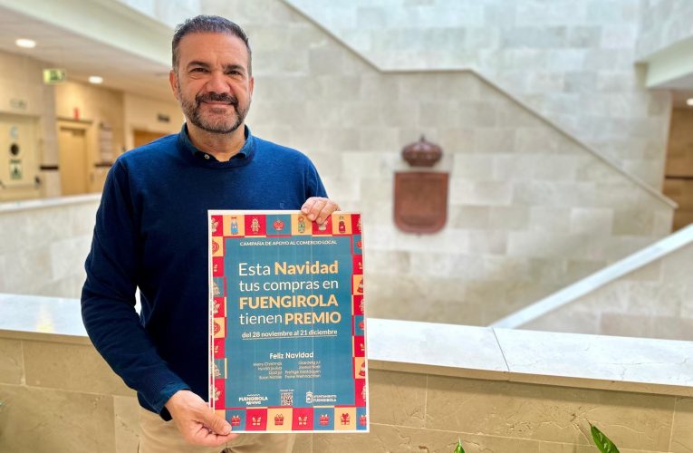The Fuengirola City Council encourages shopping in local businesses with the raffle of a Christmas basket valued at 500 euros