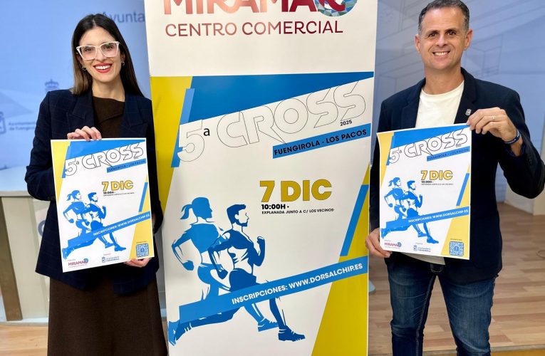 The Fuengirola City Council promotes healthy living habits with the V Cross of Los Pacos, which will be celebrated on December 7