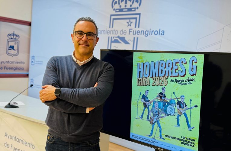 Hombres G will perform at Marenostrum Fuengirola on August 1, 2026