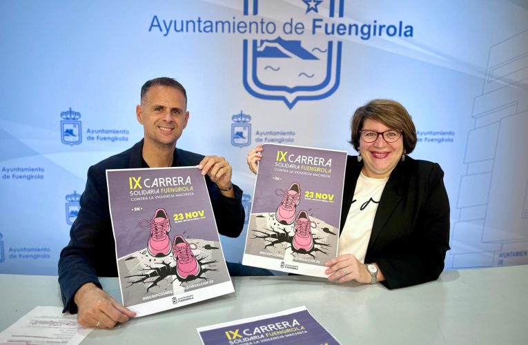 The City Council promotes the IX Solidarity Race ‘Fuengirola against sexist violence’ on Sunday, November 23
