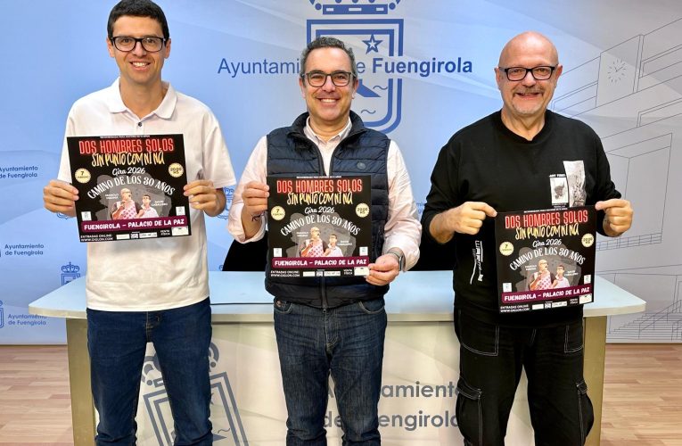 On February 7, the Peace Palace in Fuengirola will host the performance of the play ‘Two men alone, without a point… or anything’