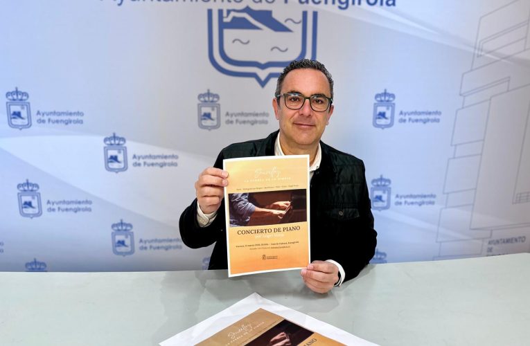 The Fuengirola House of Culture will host the piano concert ‘Semplicity. The strength of simplicity’ by Ángel Moya