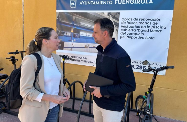 The Fuengirola City Council renews the false ceilings of the changing rooms of the David Meca Municipal Swimming Pool