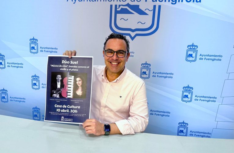 The Fuengirola House of Culture will host a ‘Film Music’ concert by the Duo Suel on April 10