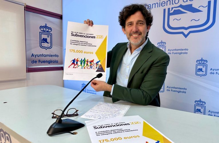 The City Council encourages Fuengirola clubs to apply for Provincial Council subsidies on Sports