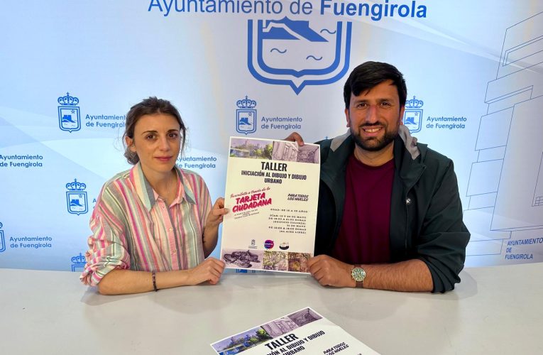 The Fuengirola Youth Area promotes a free introductory workshop to urban drawing
