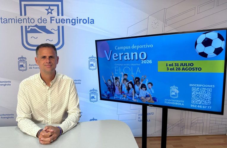 The Fuengirola City Council opens the registration period on May 6 to participate in the Summer Sports Campus of the Elola Complex