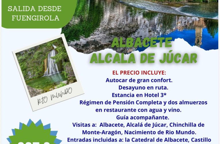 The Fuengirola City Council organizes a trip to Albacete and Alcalá del Júcar for the city’s seniors