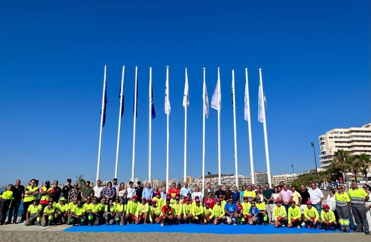 Fuengirola consolidates the excellence of its beaches with the renewal of all existing recognitions on 100% of its coastline